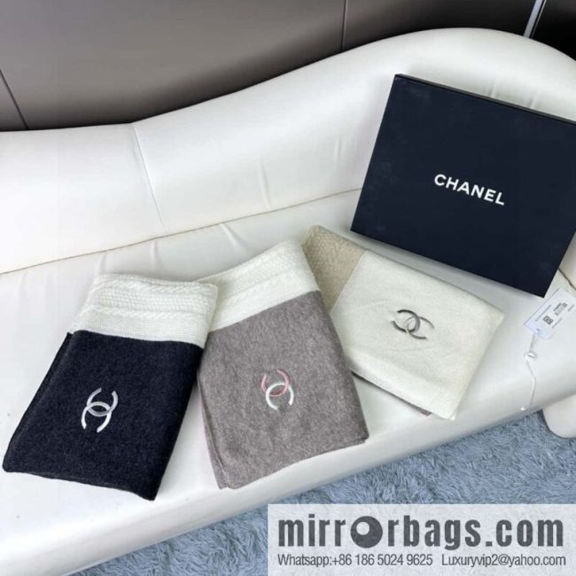 CHANEL counter new cashmere scarf