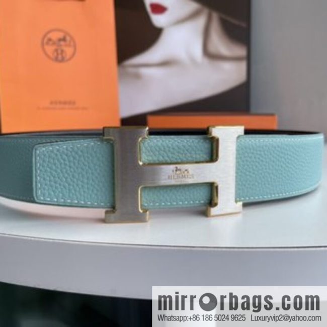 Hermes 2021 New Element Elegant Men\'s 3.8cm Belt - Image 4