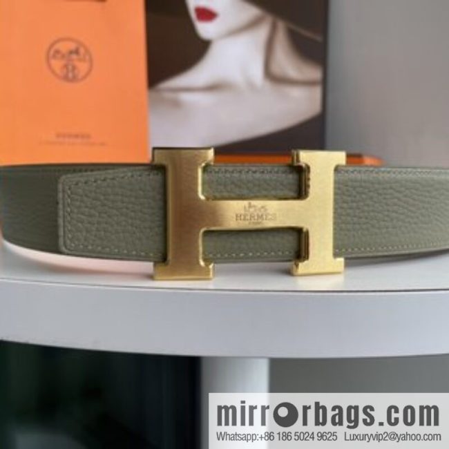 Hermes 2021 New Element Elegant Men\'s 3.8cm Belt - Image 3