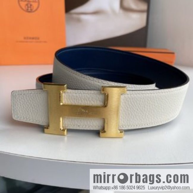Hermes 2021 New Element Elegant Men\'s 3.8cm Belt - Image 2