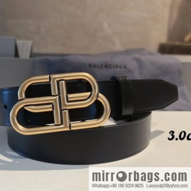 Balenciaga Balenciaga 3.0cm Lock BB Belt - Image 3