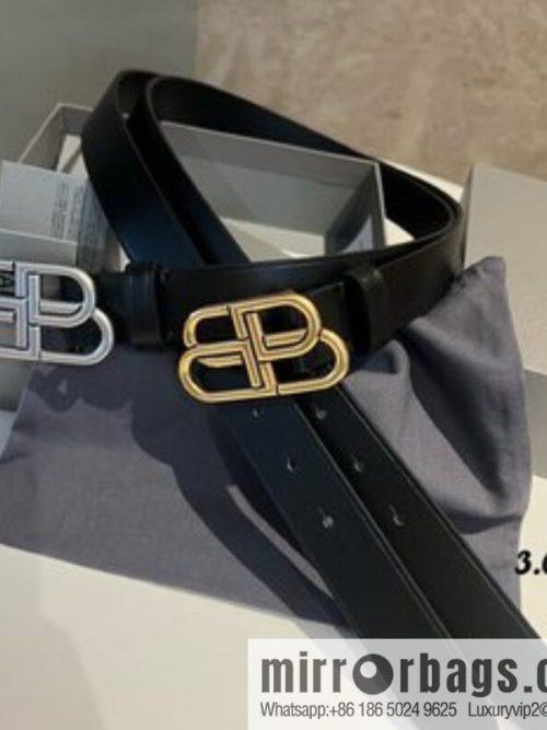 Balenciaga Balenciaga 3.0cm Lock BB Belt