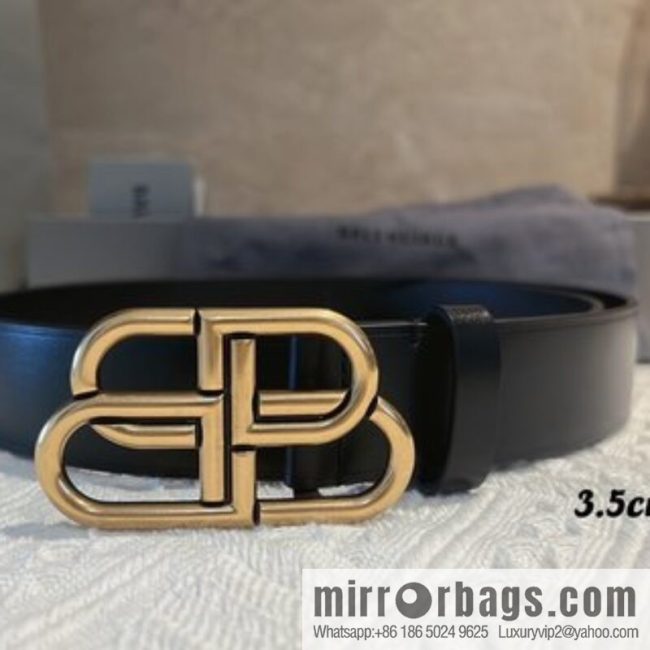 Balenciaga Balenciaga 3.5cm Lock BB Belt - Image 3