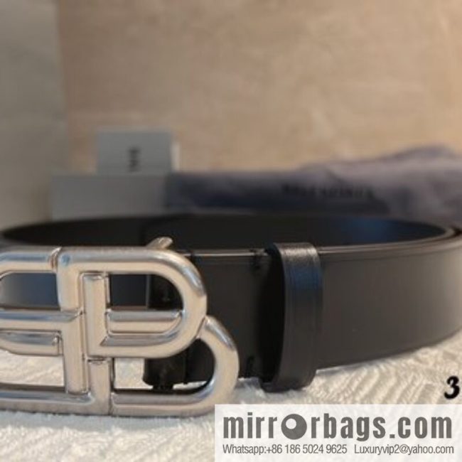Balenciaga Balenciaga 3.5cm Lock BB Belt - Image 2