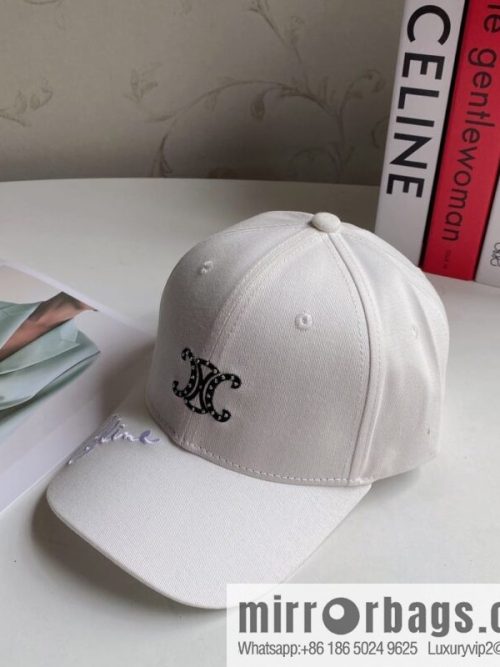 CELINE spring and summer new letter embroidered baseball cap