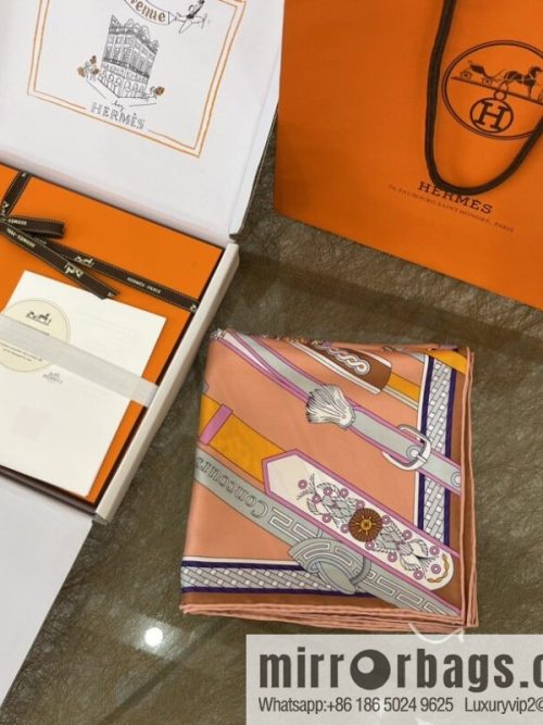 Hermes \"Stirrrup Competition\" 100% silk square scarf