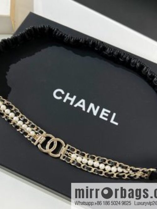 New ☑️ CHANEL Chanel double c lambskin belt belt chain