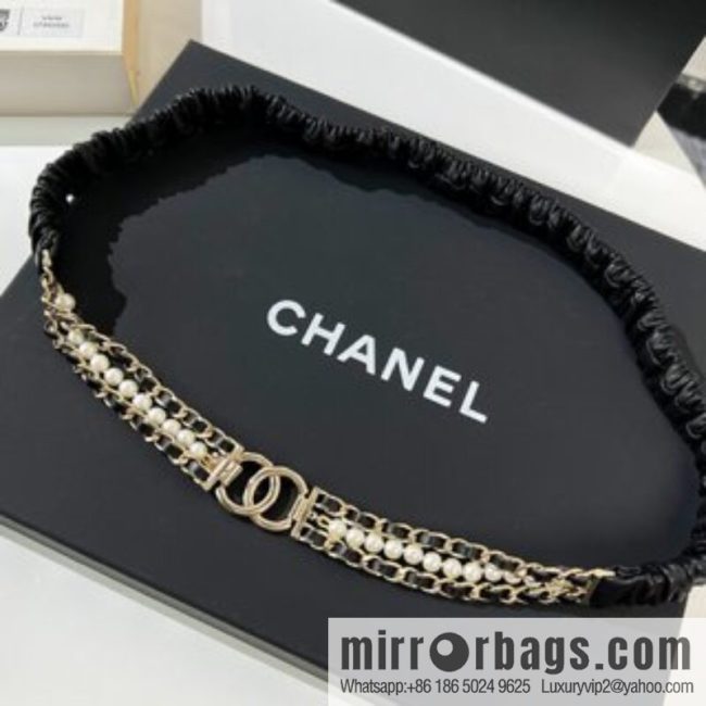 New ☑️ CHANEL Chanel double c lambskin belt belt chain