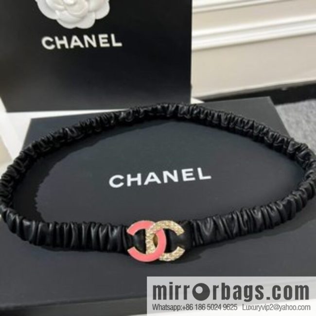 New ☑️ CHANEL Chanel double c lambskin belt belt chain - Image 3