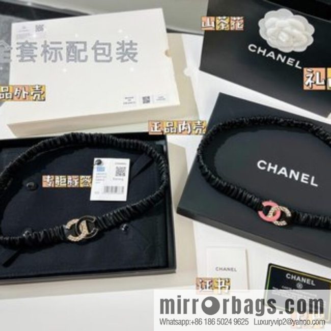 New ☑️ CHANEL Chanel double c lambskin belt belt chain
