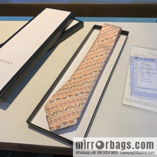 GUCCI Gucci 100% Top Jacquard Silk Tie