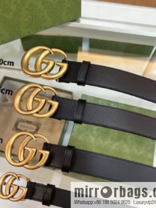 Gucci Gucci, double-sided selection of first-layer cowhide GG belt