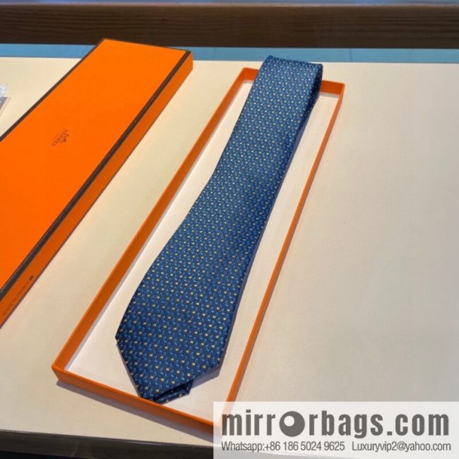 Hermes 100% Top Twill Silk Men\'s New Tie