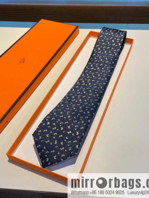 Hermes 100% Top Twill Silk Men\'s New Tie