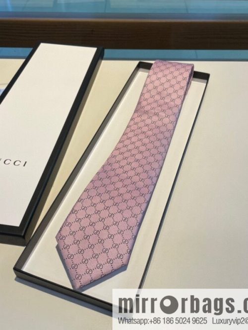 GUCCI Gucci interlocking G-pattern silk tie