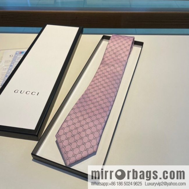 GUCCI Gucci interlocking G-pattern silk tie