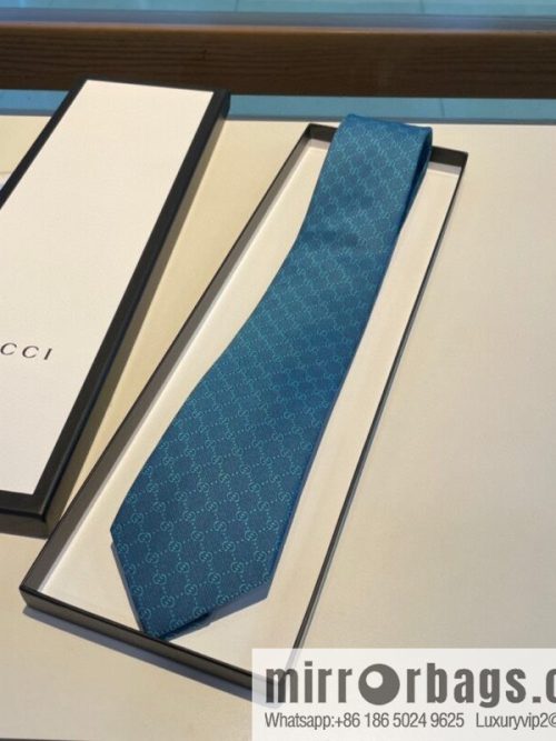 GUCCI Gucci interlocking G-pattern silk tie