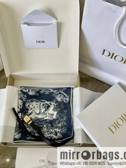 Dior 100% mulberry silk jungle tube top silk scarf