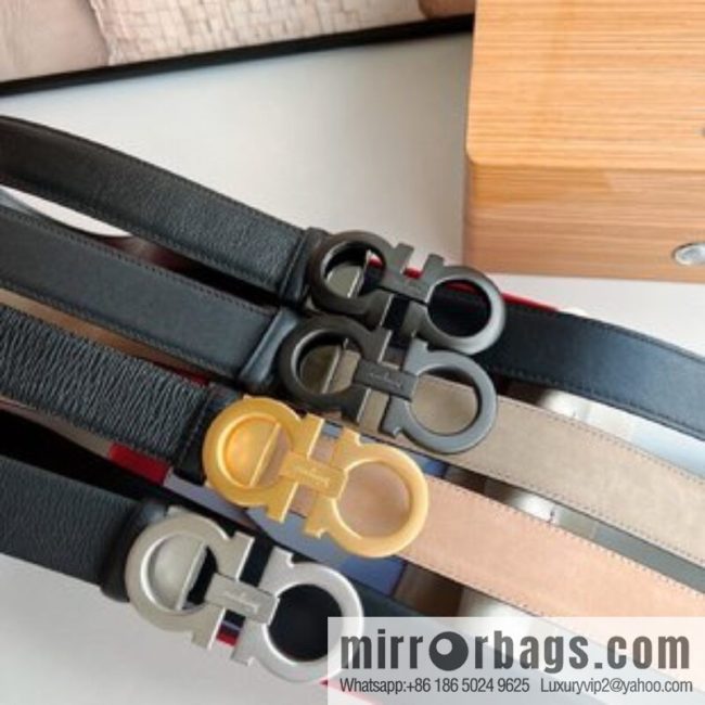 Ferragamo 2022 latest style men\'s business belt 3.5cm