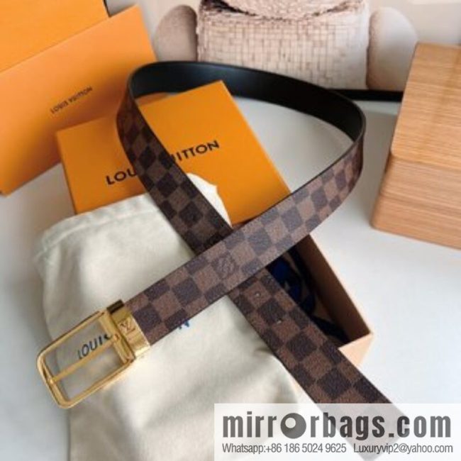 LV/Louis Vuitton, presbyopia needle belt 35mm width - Image 4