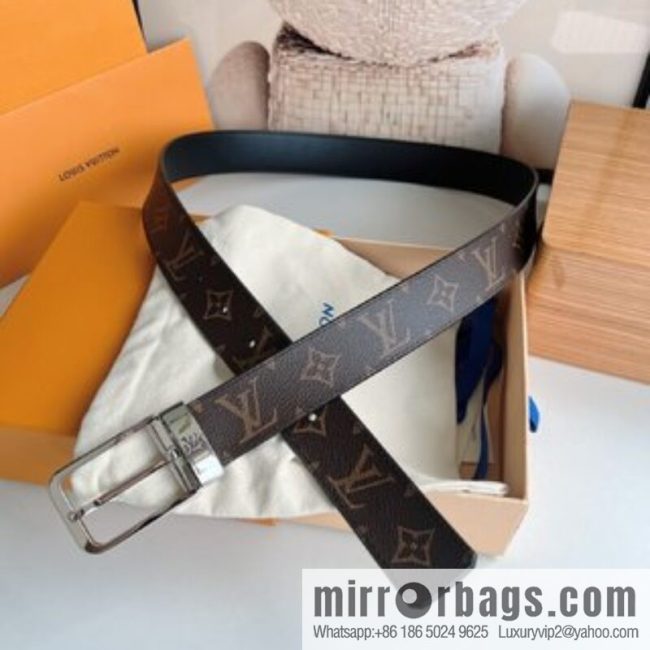 LV/Louis Vuitton, presbyopia needle belt 35mm width - Image 3