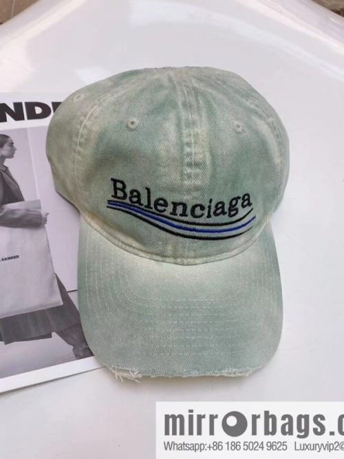 BALENCIAGA Balenciaga\'s new shampoo gray brim letter logo baseball cap