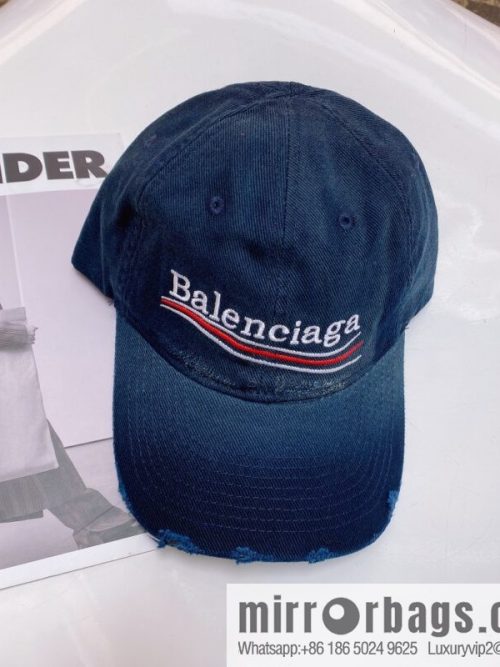 BALENCIAGA Balenciaga\'s new shampoo gray brim letter logo baseball cap
