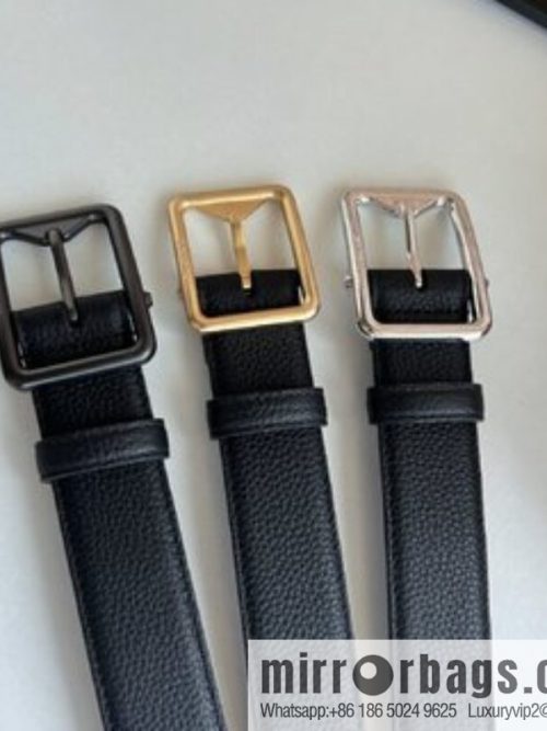 PRADA/PRADA, cowhide double-sided color scheme men\'s 3.5cm belt
