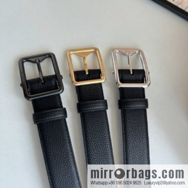 PRADA/PRADA, cowhide double-sided color scheme men\'s 3.5cm belt