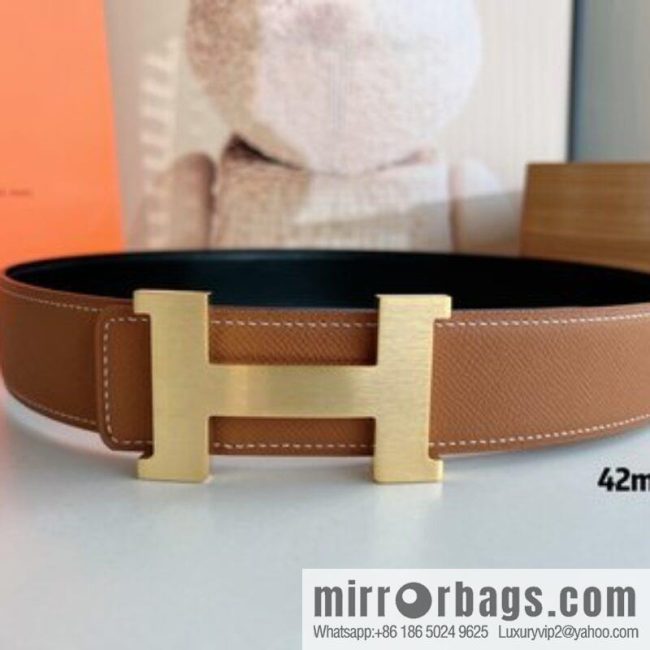 Hermes, carefully crafted 42mm men\'s belt - Image 3