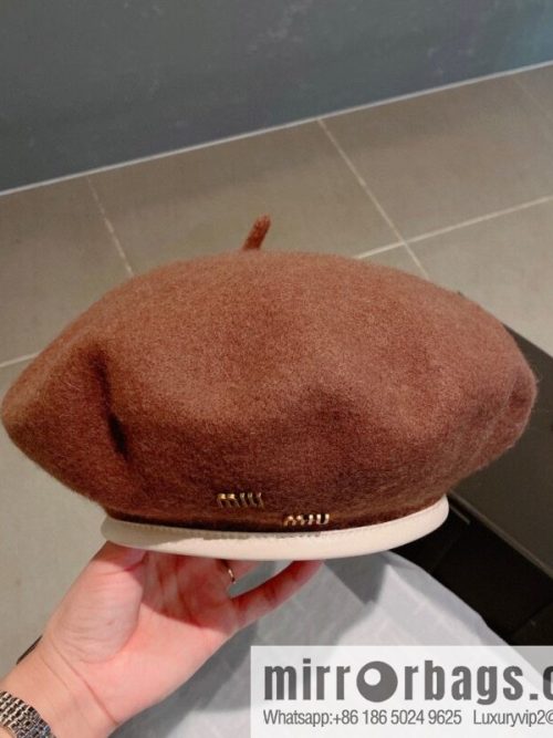 Miumiu 2022 autumn and winter new wool beret