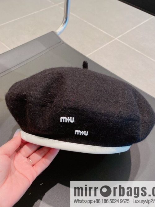 Miumiu 2022 autumn and winter new wool beret