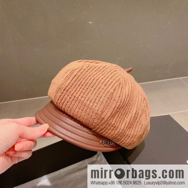 Prada 2022 autumn cap military cap