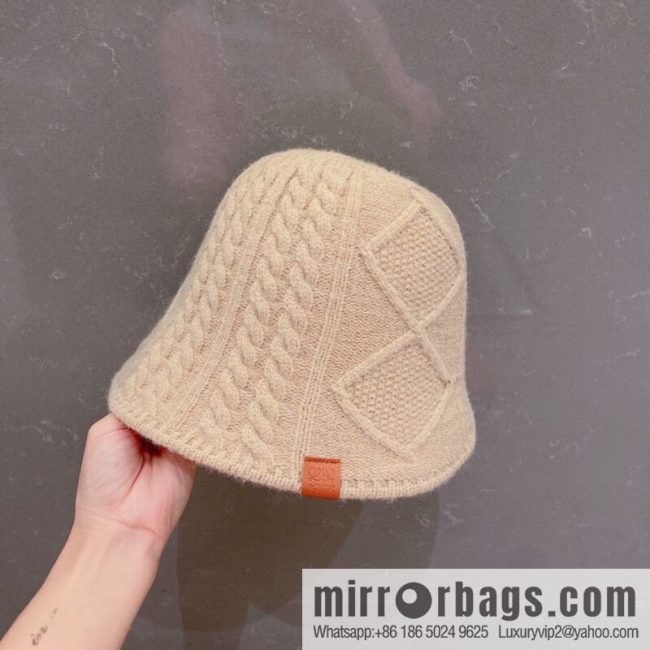 LOEWE 2022 autumn and winter new wool bucket hat