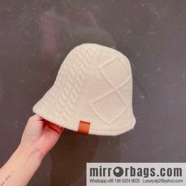 LOEWE 2022 autumn and winter new wool bucket hat