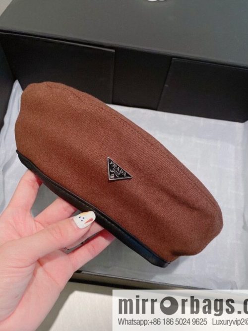 Prada 2022 autumn and winter new wool beret
