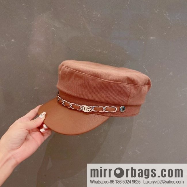 Gucci Gucci 2021 autumn new duck tongue military cap