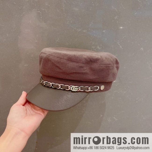 Gucci Gucci 2021 autumn new duck tongue military cap