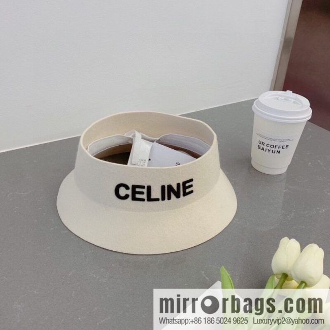 Celine autumn 2022 empty top sun hat