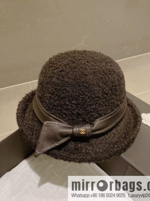 Chanel 2022 autumn and winter new wool basin hat