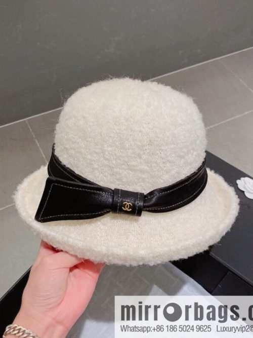 Chanel 2022 autumn and winter new wool basin hat