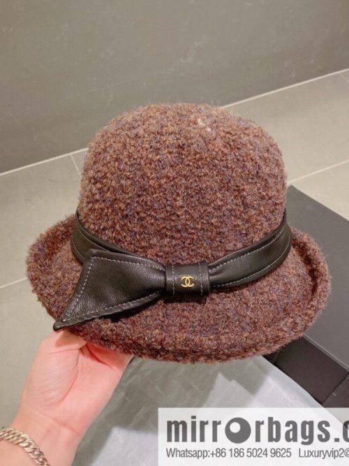 Chanel 2022 autumn and winter new wool basin hat