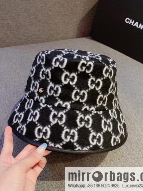GUCCI Gucci 2022 autumn and winter new wool bucket hat