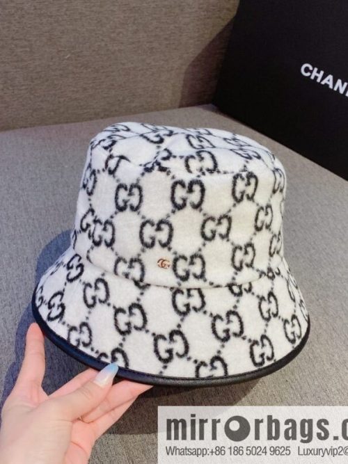 GUCCI Gucci 2022 autumn and winter new wool bucket hat