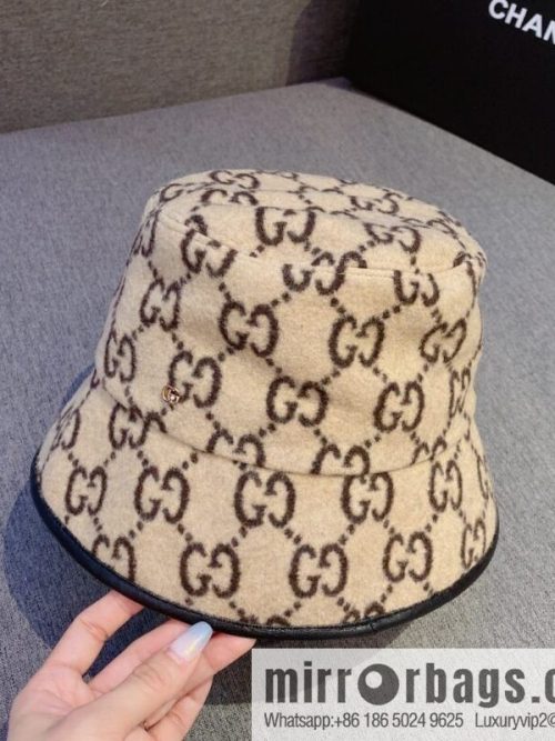 GUCCI Gucci 2022 autumn and winter new wool bucket hat