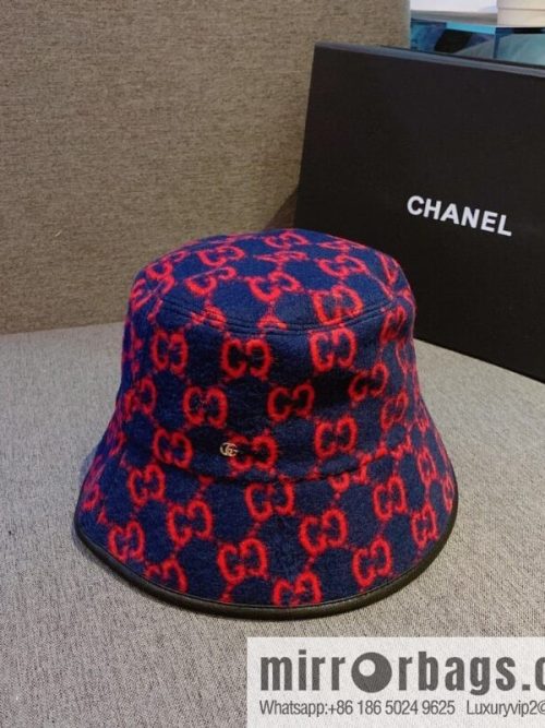 GUCCI Gucci 2022 autumn and winter new wool bucket hat