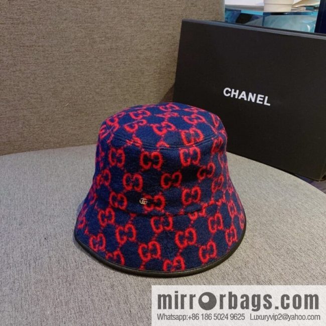 GUCCI Gucci 2022 autumn and winter new wool bucket hat