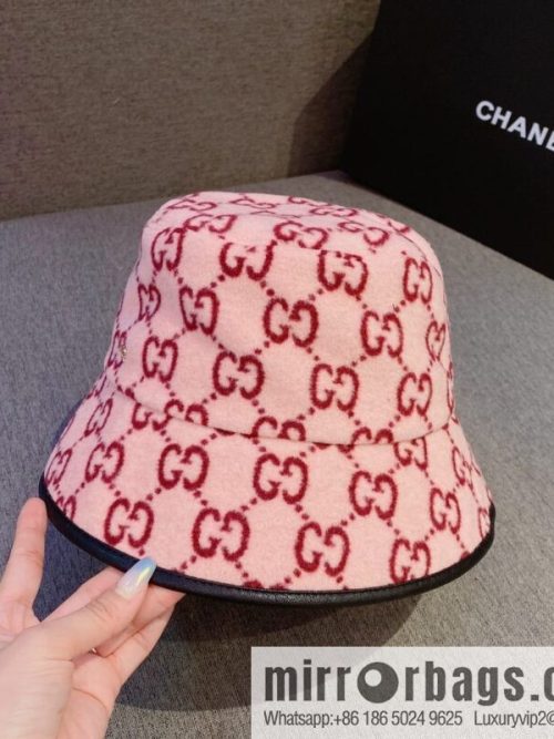 GUCCI Gucci 2022 autumn and winter new wool bucket hat