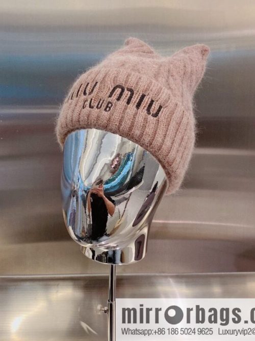 Miumiu 2022 autumn and winter new knitted wool hat