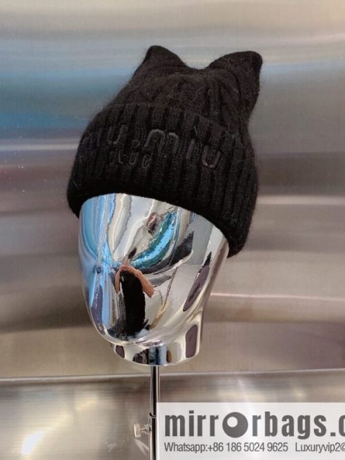 Miumiu 2022 autumn and winter new knitted wool hat